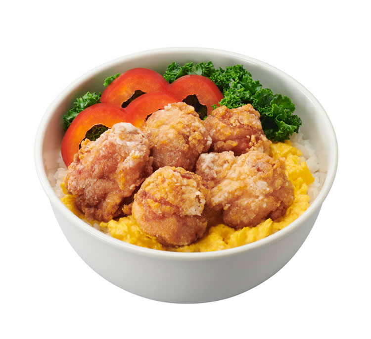 ヴェールをまとった唐揚丼